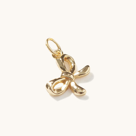 Bow Pendant Gold